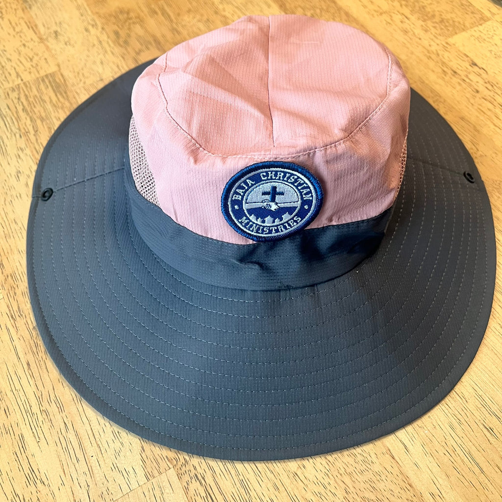 Ponytail Wide Brim Sun Hat