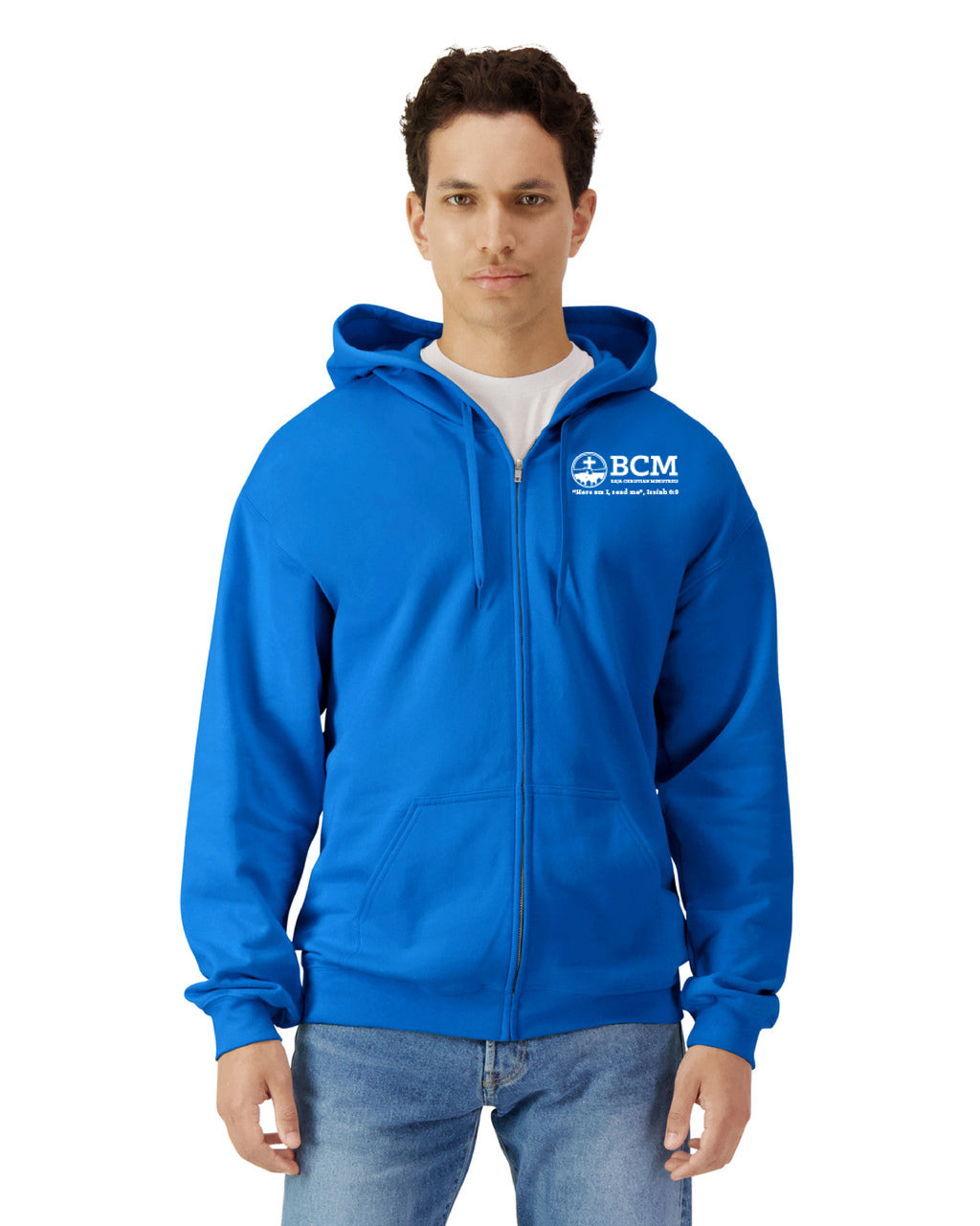 Zip Up Hooded Sweatshirt